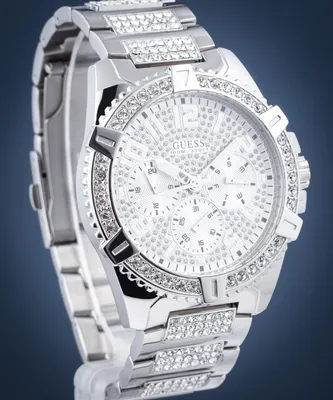 Produktbild von Guess Herren Uhr Armbanduhr FRONTIER W0799G1 Edelstahl silber