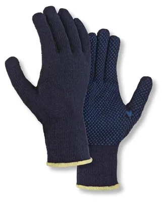 Produktbild von BLUEPIK Premium Strickhandschuhe blau  36 Paar Gr. 9