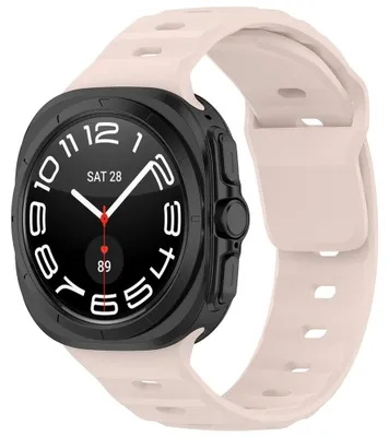 Produktbild von Techsuit Uhrenarmband (W055) für Samsung Galaxy Watch Ultra 47 mm – hellrosa