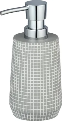 Produktbild von WENKO Seifen Spender 270 ml Dosierer Lotion OHRID silber Lotion Bad Gäste WC