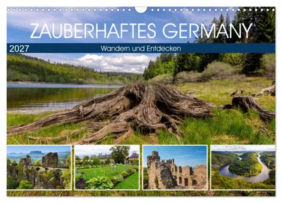 Produktbild von Zauberhaftes Germany (Wandkalender 2027 DIN A3 quer), CALVENDO Monatskalender