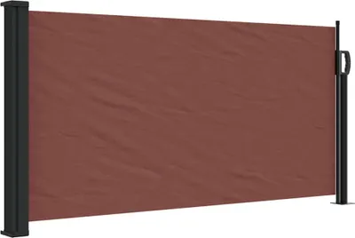 Produktbild von vidaXL Seitenmarkise Ausziehbar Braun 100x300 cm