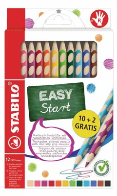 Produktbild von STABILO Buntstifte EASYcolors R 10+2 Stück Kartonetui