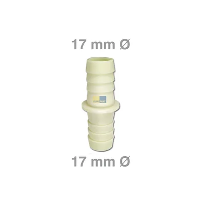Produktbild von Ablaufschlauch Verbinder gerade 15mmØ Waschmaschine Spülmaschine