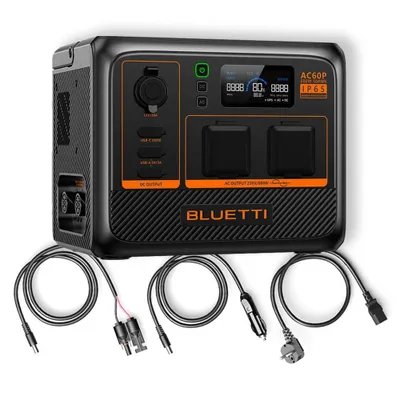Immagine prodotto di Bluetti AC60P stazione di alimentazione portatile Litio Ferro Fosfato (LiFePo4) 600 W 9,1 kg