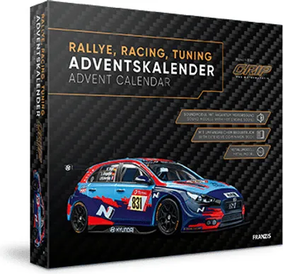 Produktbild von Franzis: Adventskalender Grip - Rallye, Racing, Tuning 67192-9