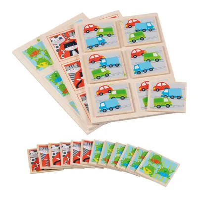Image de Jeu de mémo en bois Goki, 36dlg.