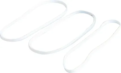 Produktbild von Gummibänder VE=10x150 Stück weiß