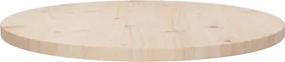 Produktbild von vidaXL Tischplatte Ø60x2,5 cm Massivholz Kiefer