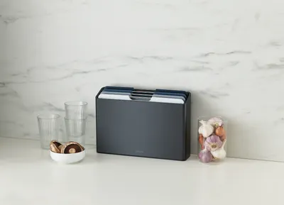 Produktbild von Joseph Joseph Folio 4-teiliges Schneidebrett-Set Regulär