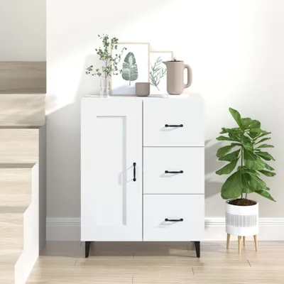 Obrázek produktu pro vidaXL Příborník bílý 69,5x34x90 cm výrobek z odvozeného dřeva