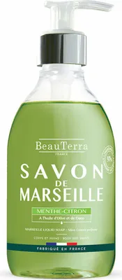 Obrázek produktu pro Beauterra Marseille Jabón Menta-Limón 300ml