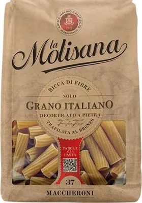 Produktbild von 12x La Molisana Pasta - Integrale Maccheroni N.37 - 500g