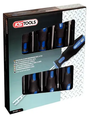Steckschlüssel-Satz, 8-teilig, ERGOTORQUEplus