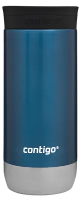 Obrázok produktu pre ContiGo! Huron 2.0 SNAPSEAL, Čierna, Modrá, Nerezová oceľ, 6 h, 12 h, 470 ml, 83 mm
