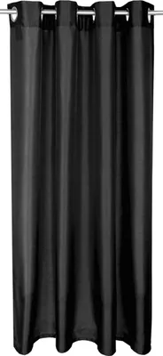 Immagine prodotto di Tenda Alessia opaca con occhielli (4cm), dimensioni: 140x145cm, colore: nero