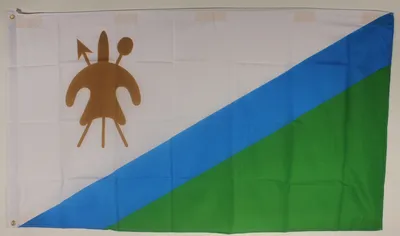 Produktbild von Flagge Fahne : Lesotho Lesothoflagge Nationalflagge Nationalfahne