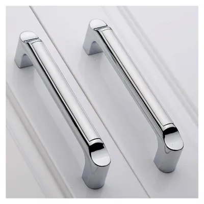 Produktbild von Möbelgriff für Schubladen und Türen (64mm, Silber)