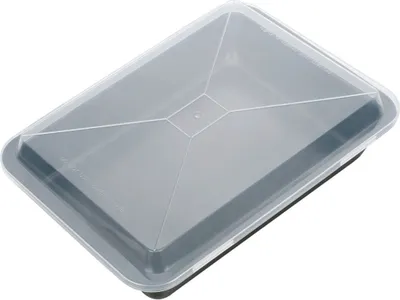 Obrázek produktu pro Tescoma Plech na pečení hluboký s plastovým poklopem DELÍCIA 36 x 25 cm