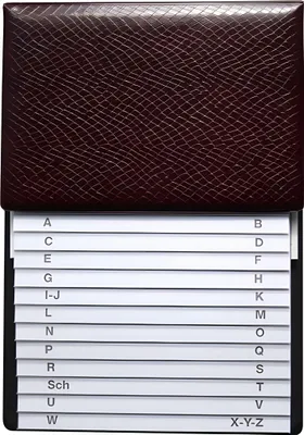 Produktbild von RNK Telefonklappregister 16x22cm rot 12Bl