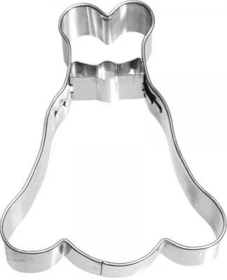 Image de Emporte-pièce Birkmann Robe, emporte-pièce, moule à biscuits, biscuit, biscuits, acier inoxydable, 7,5 cm, 190948