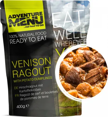 Produktbild von Adventure Menu Hirschragout mit Knödeln - 400g