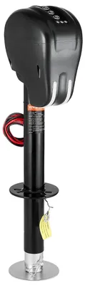 Immagine prodotto di Cric elettrico per rimorchi VEVOR, cric per rimorchi per camper da 3500 lb per impieghi gravosi, corsa 240-760 mm, adatto per rimorchi e camper