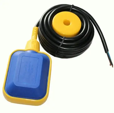 Produktbild von Schwimmerschalter für Tauchpumpe, 230V, 50 cm Kabellänge, IP68, 10,5x7,8x4,5 cm