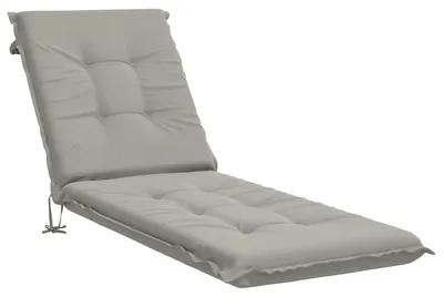 Immagine prodotto di Cuscino per sdraio GEMERT, 100% poliestere, grigio, 190 x 50 x 9 cm
