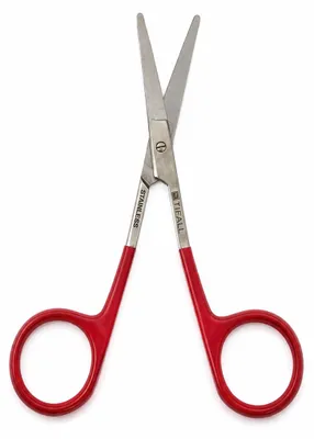 Produktbild von TIFALL Kindernagelschere 11,5 cm, abgerundete Spitze, rote Griffe