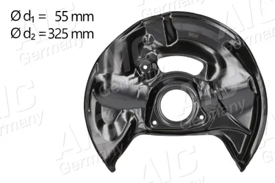Produktbild von AIC Spritzblech Bremsscheibe passend für MERCEDES-BENZ C-Klasse Limousine (W202) Vorne Links 56585 Ankerblech