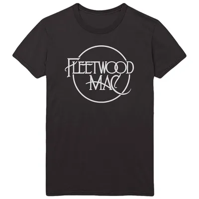 Produktbild von Fleetwood Mac Classic Logo T-Shirt mit kurzen Ärmeln Black XL