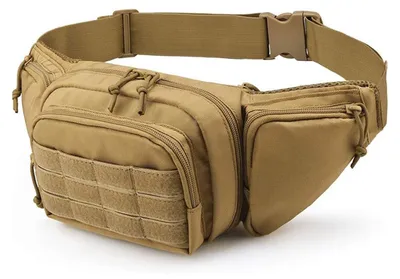 Productafbeelding van Heuptas - Verstelbare riem 81 tot 132 cm - Waterdicht nylon - Zwart