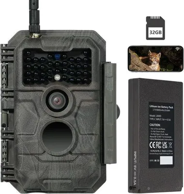 Obrázek produktu pro Fotopast s WiFi a baterií 8000 mAh – 64 MP a noční vidění