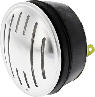 Produktbild von Simson Hupe, Signalhorn für Gleichstrom 6V + 12V mit Edelstahlblende - für KR51, SR4-2, -3, -4, DUO