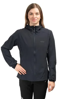 Immagine prodotto di Giacca da trekking softshell da donna Rab Borealis Hoody Women grigio scuro 10_S