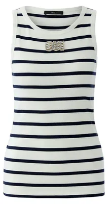 Produktbild von Oui Top offwhite blue 38