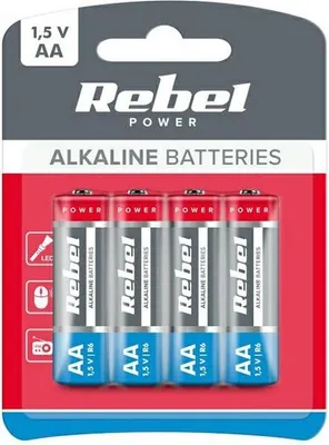 Produktbild von Rebel Lr6 Alkaline-Batterien 4Sztbat0061B
