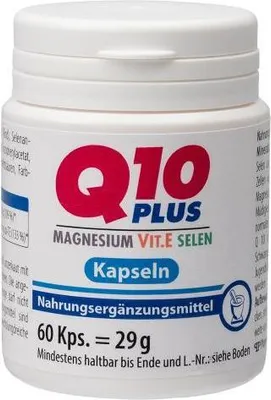 Productafbeelding van Q10 30 mg plus Magnesium, Vitamine E, Selenium capsules, 60 stuks