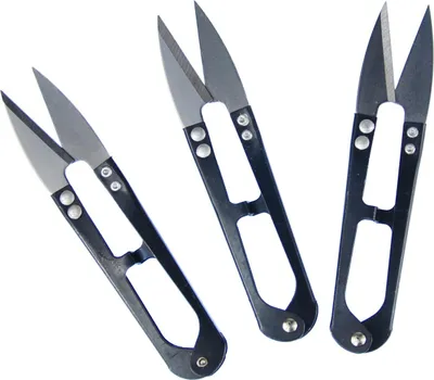 Produktbild von 3x Fadenschere Nahttrenner Nähschere Nähen DIY Fadentrenner Auftrenner schwarz