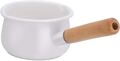 Image de Solidchoice - Plaque à lait émaillée avec double ouverture, 1 litre