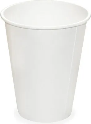 Produktbild von 50x Heiß- und Kaltgetränkebecher Pappbecher weiß 350ml 420ml Ø 90mm