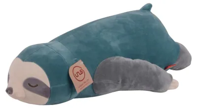 Produktbild von Faultier Kuschelkissen 50 cm in Türkis, Weich und Flauschig