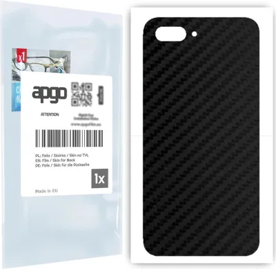 Produktbild von apgo Rückseite Schutzfolie für Honor 10 -  Hinten Schutzfolie Carbon, Rückseite Folie schützt vor Kratzern und Fingerabdrücken