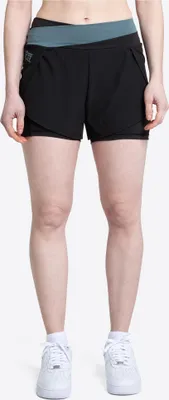 Produktbild von Frauen Funktionsshorts KEILLOUR Black/Green S BENLEE