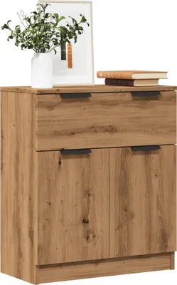 Zdjęcie produktu dla Maison Exclusive – kredens Artisan z dębu 60 x 30 x 70 cm Materiał drewnopochodny