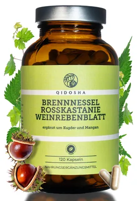 QIDOSHA Brennnessel Rosskastanie Weinrebenblatt Ko… – Bild 1