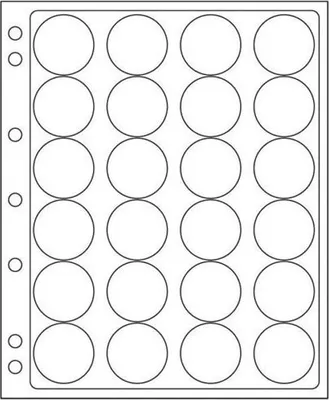Produktbild von Kunststoffhüllen ENCAP, für 24 Münzen mit einem InnenØ von 36 bis 37 mm