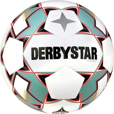 Zdjęcie produktu dla Derbystar Stratos TT v23 piłka nożna biały niebieski pomarańczowy 5