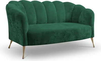 Produktbild von 2-Sitzer Sofa Couch ADRIA eureka 2121 golden Muschel 155 x 78 x 83cm